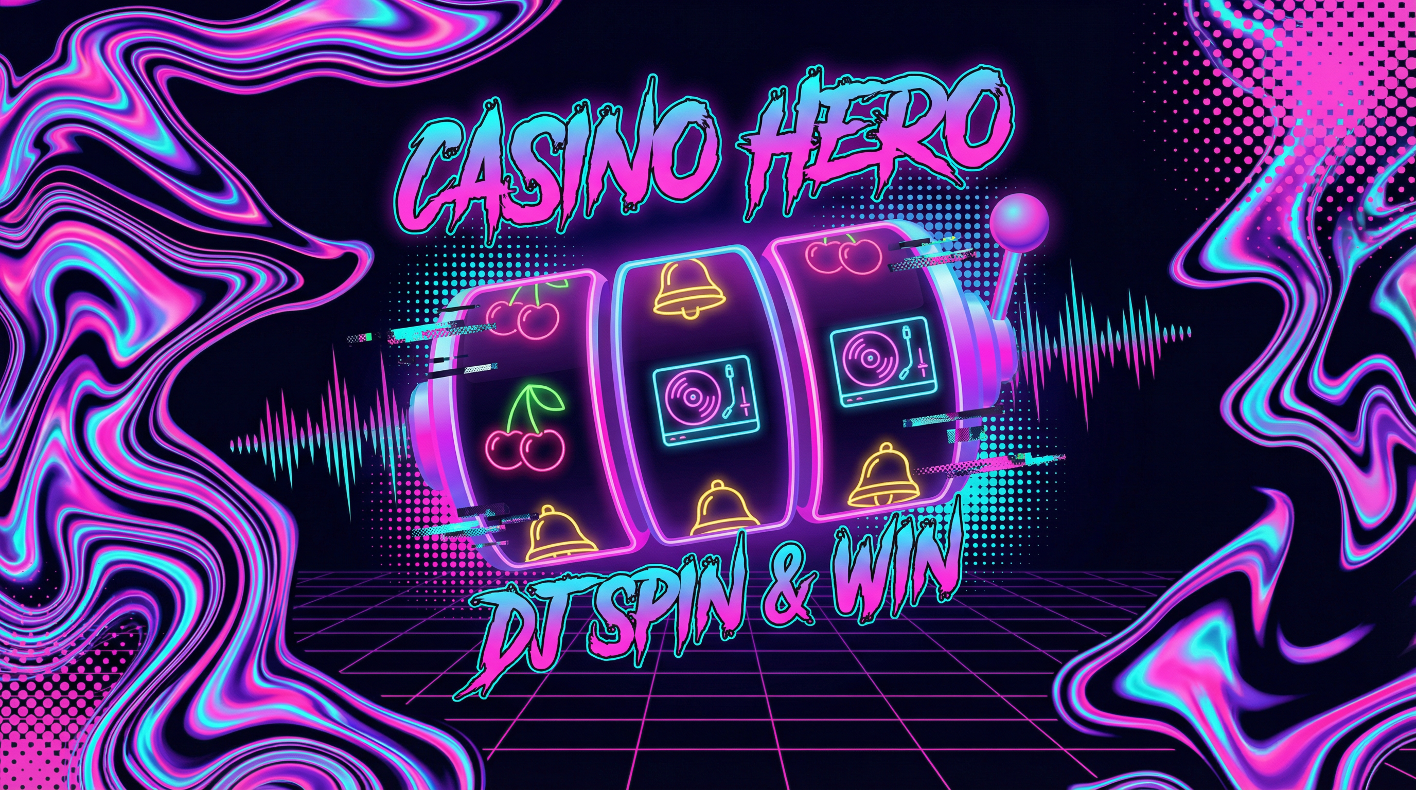 壹号娱乐 - 迷幻波普音乐风格背景